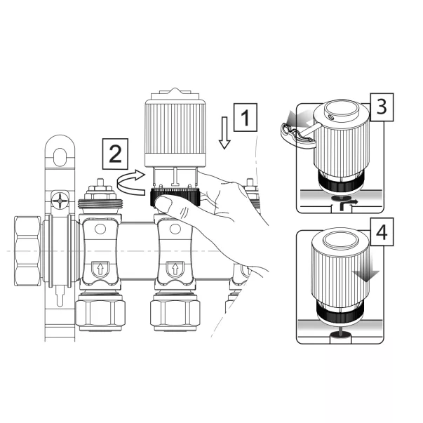 Engo E30NC230 термоэлектрический привод  - Фото №5