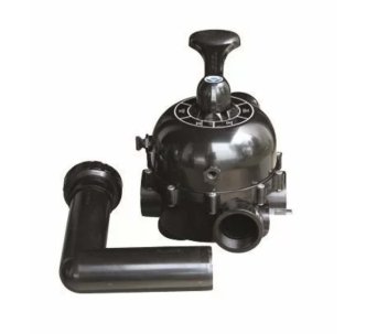 Шестипозиционный кран Emaux MPV04 для фильтров серии MFS (Max), SP, S, SMG и SDB с боковым подключением 