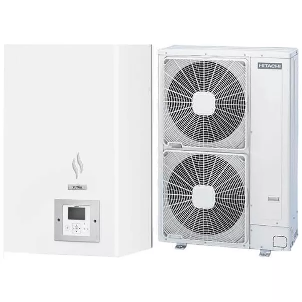 Hitachi Yutaki S RWM-4.0NE/ RAS-4WHVNPE 15,2 кВт тепловой насос для отопления 