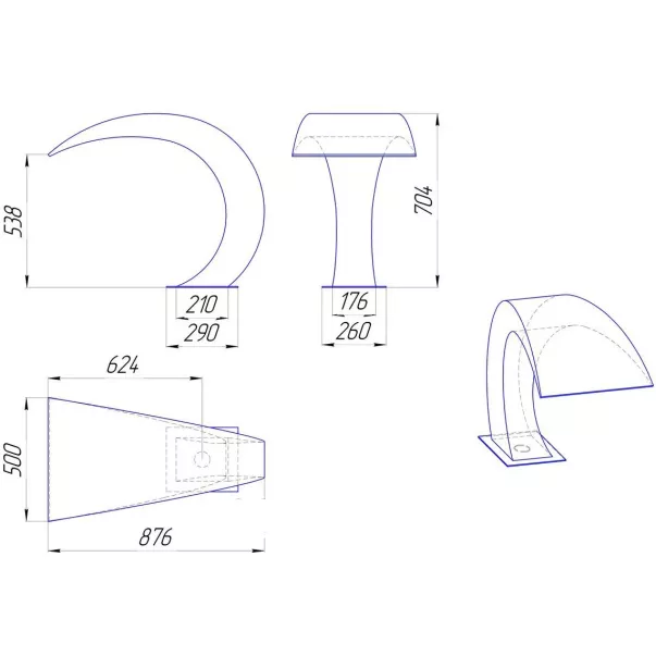 Водопад для бассейна 