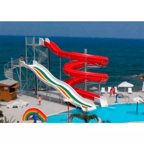 Комбинированная аква-зона с водными горками Wide Slide и Compact Slide - Фото №3