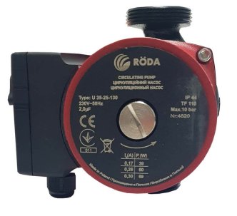 Roda U35-25-180 циркуляционный насос для отопления