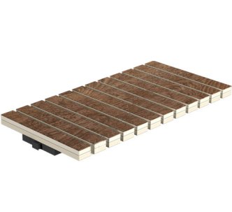 Rosa Gres 245FR 245х22 мм керамогранитная решетка перелива 