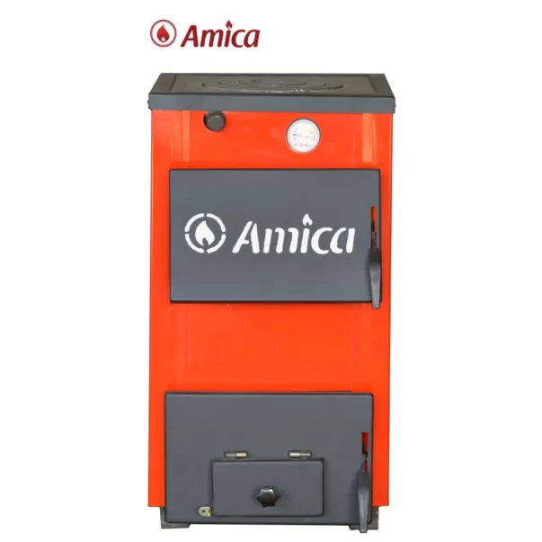 Amica Optima 14P підлоговий твердопаливний котел з варильною поверхнею