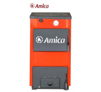 Amica Optima 18P 20 кВт твердопаливний котел підлоговий з варильною поверхнею
