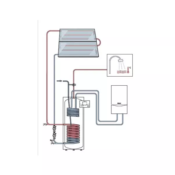 Vaillant auroSTEP plus 2.250 P на 250 л гелиосистема для отопления дома - Фото №3