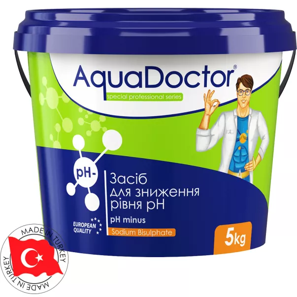 AquaDoctor ph minus 5 кг средство для уменьшения уровня pH 