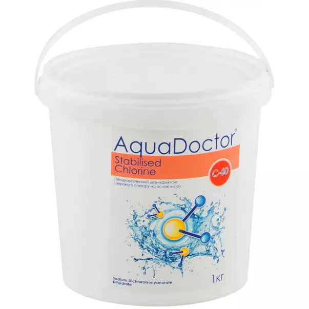 AquaDoctor C60T швидкорозчинний хлор в таблетках 50 кг - Фото №2