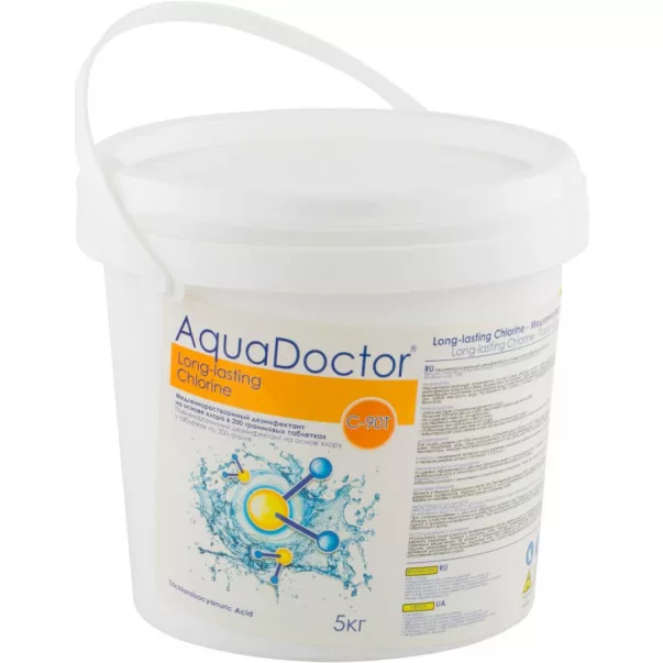 AquaDoctor C90T хлор в таблетках длительного действия 50 кг - Фото №2