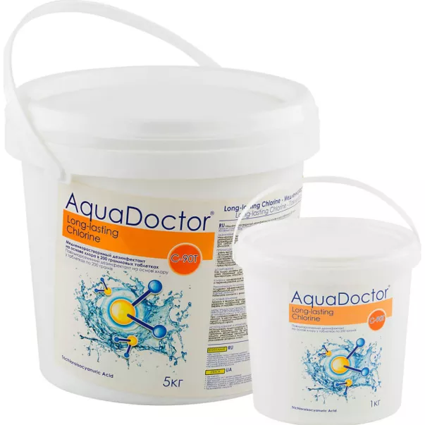 AquaDoctor C90T хлор в таблетках длительного действия 50 кг - Фото №3