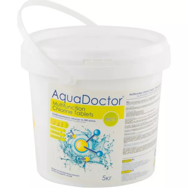 AquaDoctor MC-T хлор 3 в 1 тривалої дії в таблетках 5 кг - Фото №4
