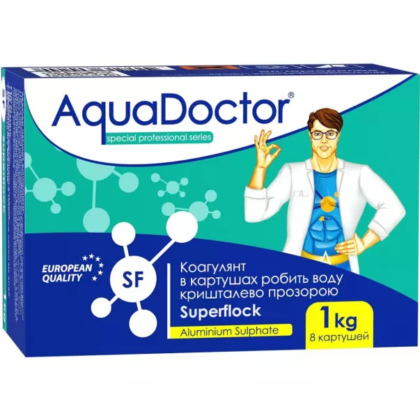 Aquadoctor Superflock коагулюючий засіб у картушах тривалої дії 1 кг