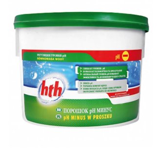hth средство для понижения уровня рН в бассейне, 5 кг ph минус hth (порошок) 5 кг
