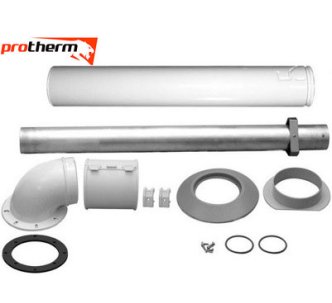 Protherm коаксіальний димохід 60/100 для газового котла 1000 мм