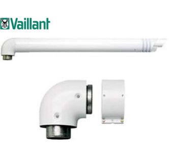 Vaillant 60/100 коаксіальний димохід для турбованих котлів, горизонтальний