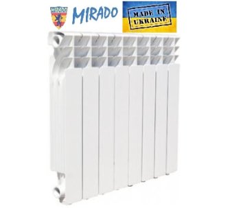 Алюмінієвий радіатор Mirado LUX 500/96 (Україна) для систем опалення