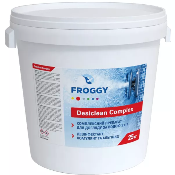 Froggy хлор длительного действия 3 в 1 в таблетках, 25 кг
