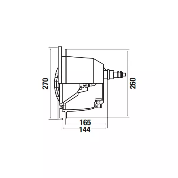 Hayward Design 300Вт галогенний прожектор під лайнер - Фото №2