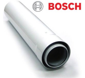 Bosch AZ 390 Ø60/100 350 мм подовжувач коаксіального димоходу для турбованого котла