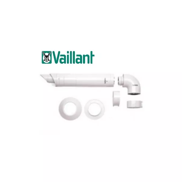 Vaillant 60/100 PP коаксіальний димохід для конденсаційних котлів, горизонтальний