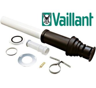 Vaillant 60/100 PP коаксиальный дымоход для конденсационного котла, вертикальный