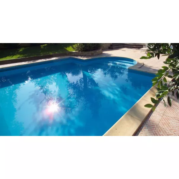 Elbe Adriatic Blue CLASSIC ПВХ пленка для бассейна (лайнер) 1,65 м - Фото №4