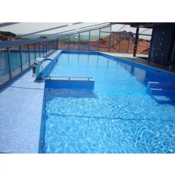 Elbe SUPRA Marble Blue ПВХ пленка для бассейна (лайнер) с акриловым лаковым покрытием - Фото №3