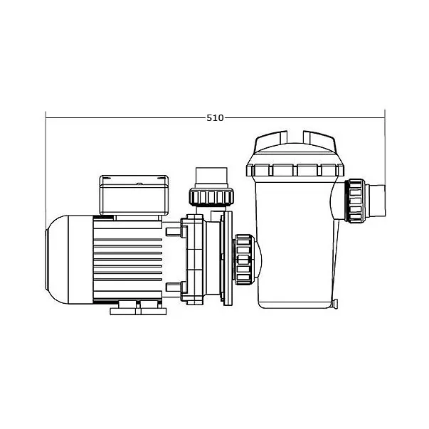 Emaux SD075 - 10,5 м3/час, 0,75 кВт, 230 В насос для бассейна - Фото №3