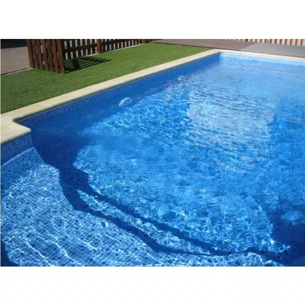 Elbe SUPRA Mosaic Blue ПВХ пленка для бассейна (лайнер) 1,65 м с акриловым лаковым покрытием - Фото №3