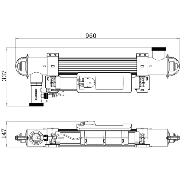Elecro Quantum Q-65 ультрафиолетовая фотокаталитическая установка - Фото №4