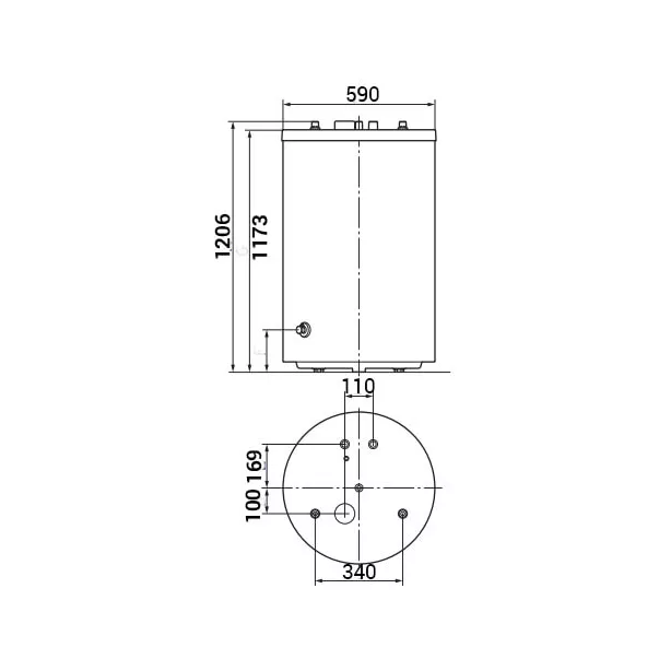 Protherm FE 200/6 BM бойлер непрямого нагріву для котлів - Фото №2