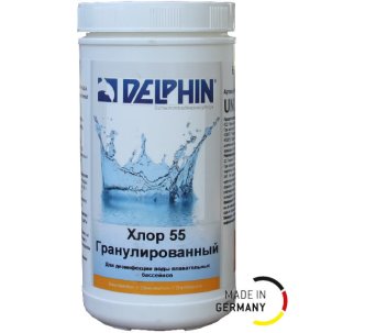 Delphin хлор 50 шок хлор в таблетках (20г), 1кг