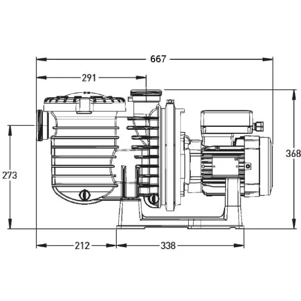 Pentair 5P6R SEAW 23 м3/час, 2,2 кВт, 400 В насос для бассейна - Фото №2