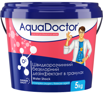 AquaDoctor Water Shock O2 перекись для бассейна в гранулах 1 кг