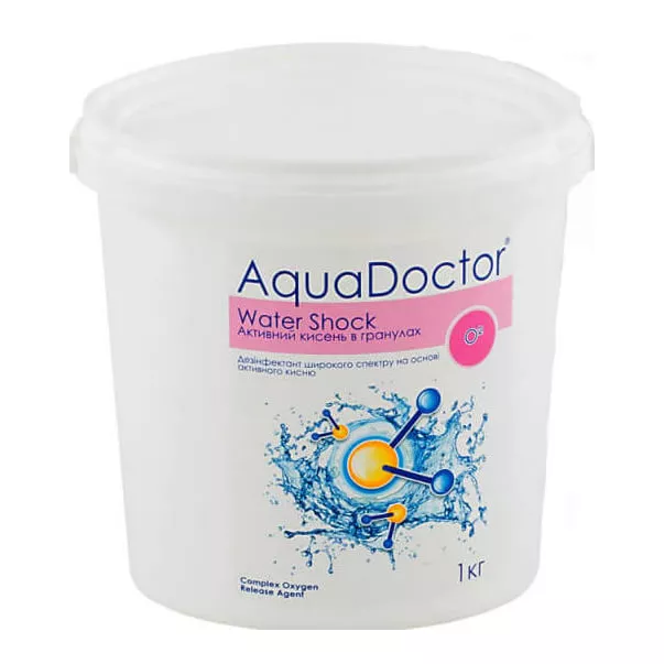 AquaDoctor Water Shock O2 перекис для басейну в гранулах 1 кг - Фото №3