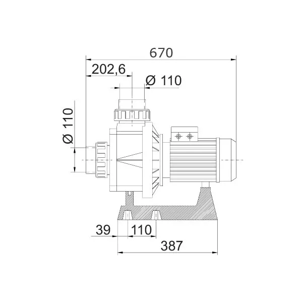 Насос Kripsol KT 600 III 100 м3/час, 5,75 кВт, 400 В - Фото №2