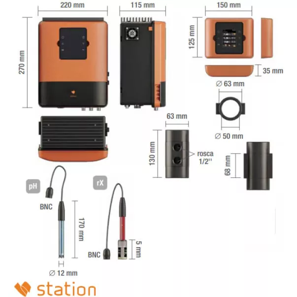 Station Sugar Valley рН 1,5 л / год і Redox 1,5 л / ч автоматична станція дозування - Фото №2