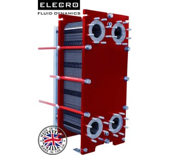 Elecro PHE450-T 446 кВт пластинчастий теплообмінник для басейну