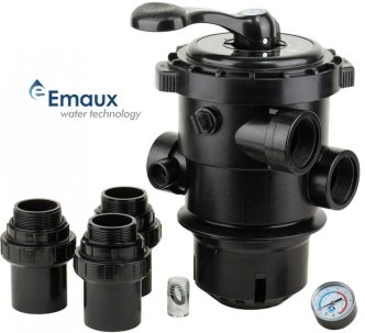 Emaux MPV08 шестипозиційний кран для фільтрів серії MFV, V, P і Max