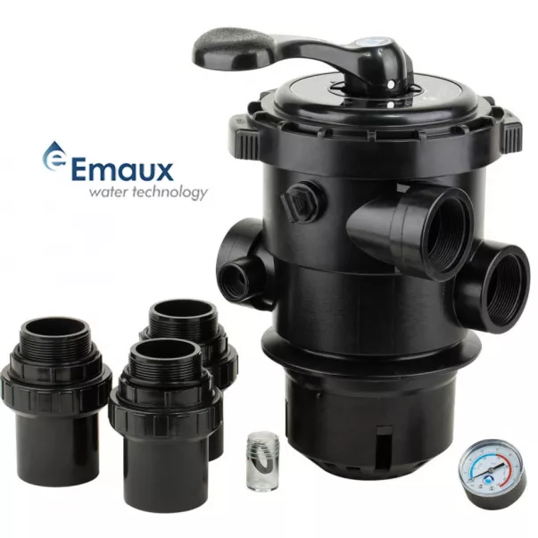 Emaux MPV08 шестипозиційний кран для фільтрів серії MFV, V, P і Max
