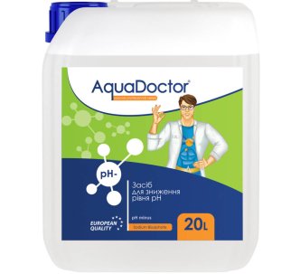 AquaDoctor pH Minus (Сірчана 35%) засіб для зниження рівня pH 20 л