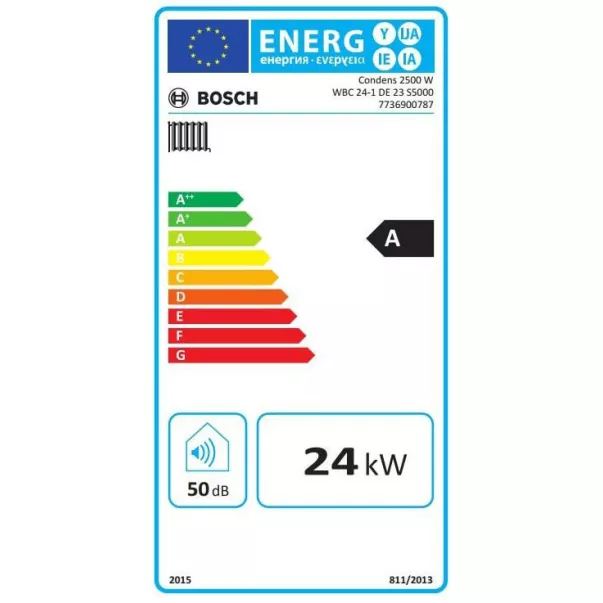 Bosch Condens 2500 W WBC 28-1 DC 24 кВт конденсационный котел газовый двухконтурный - Фото №5