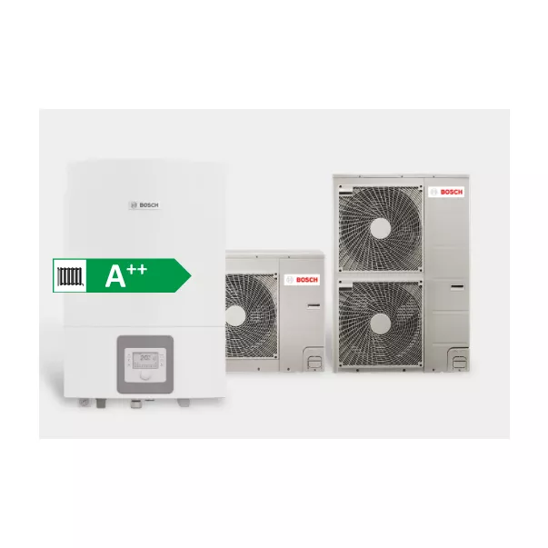 Bosch Compress 3000 AWBS 4 кВт інверторний тепловий насос для опалення та ГВП спліт система - Фото №8
