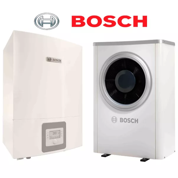 Bosch Compress 6000 AW9B 9 кВт інверторний тепловий насос для опалення та ГВП