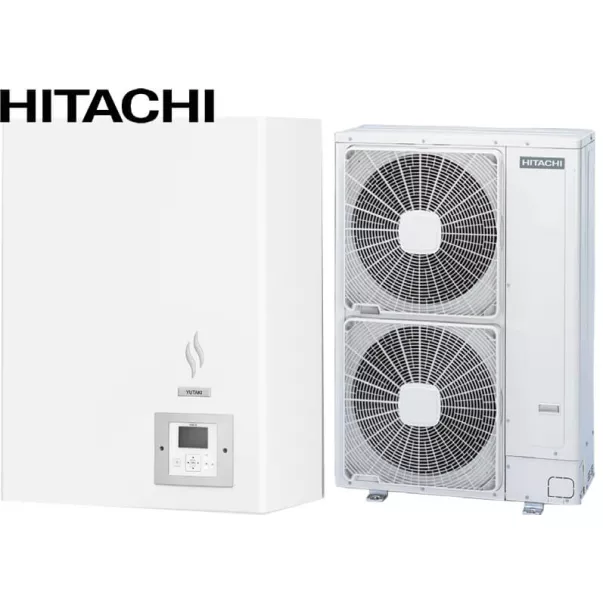 Hitachi Yutaki S RWM-10.0NE/ RAS-10WHNPE 32 кВт инверторный тепловой насос для отопления и ГВС