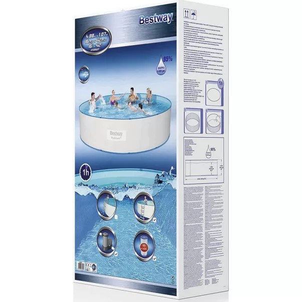 Bestway Hydrium Splasher 56607 збірний басейн 488х107 см - Фото №4