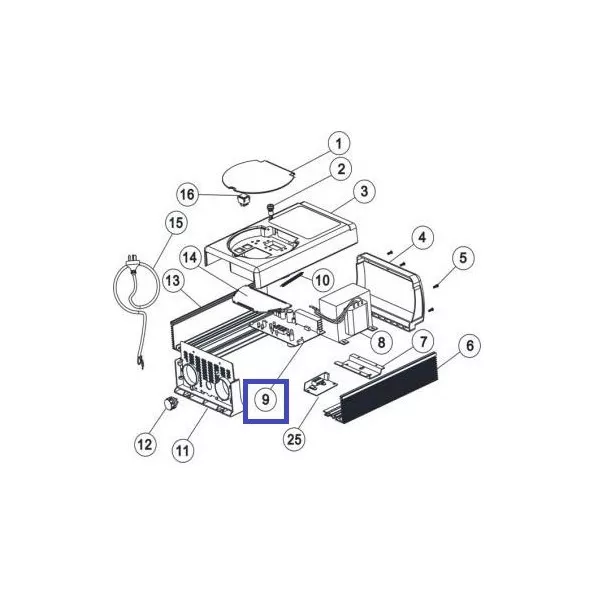 Плата контролю хлоратора Emaux SSC50 PCB 89380216 - Фото №2