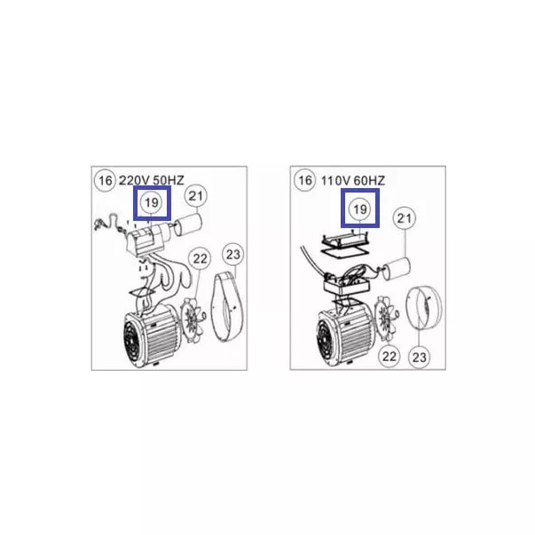 Крышка контактной коробки для насоса Emaux SC 89021311 - Фото №2