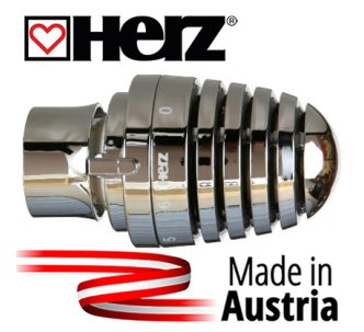 Термостатическая головка для радиаторов HERZ хром 28 x 1,5