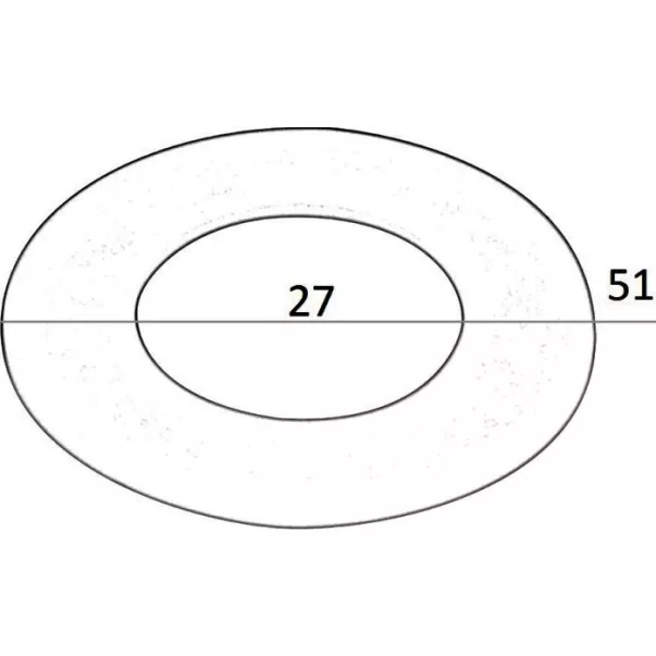 Уплотнительное кольцо 6-ти позиционного крана Hayward (top), резьба 1,5